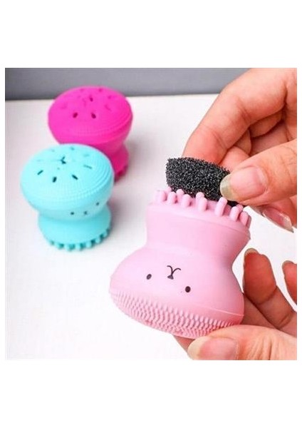Buffer® Peeling Etkili Mini El Yüz Cilt Temizleme Fırçası Silikon Temizlenmesi Kolay Siyah Nokta Gi fırsatları