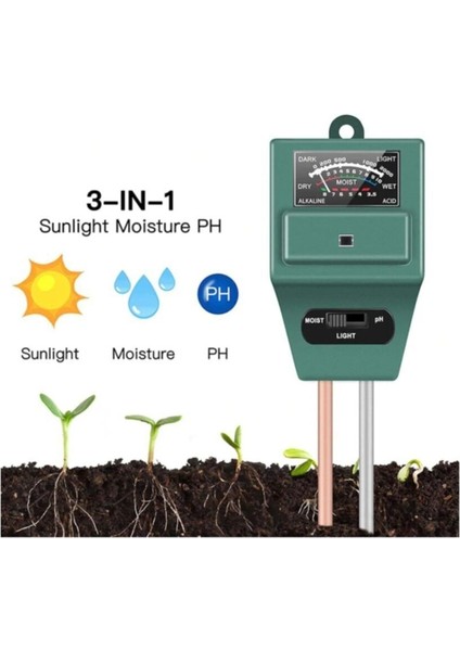 Toprak ve Işık Ölçüm Cihazı, Bahçe ve Tarım Analizi Için Kullanılır fırsatları