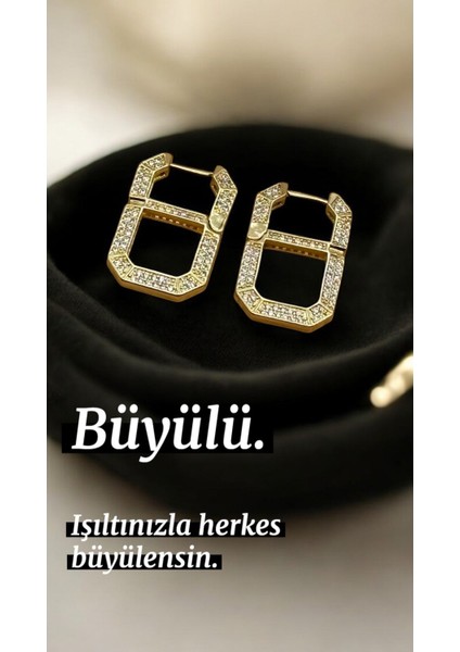 Jevelry Viktorya Model Kadın Gold Renk Küpe fiyatları