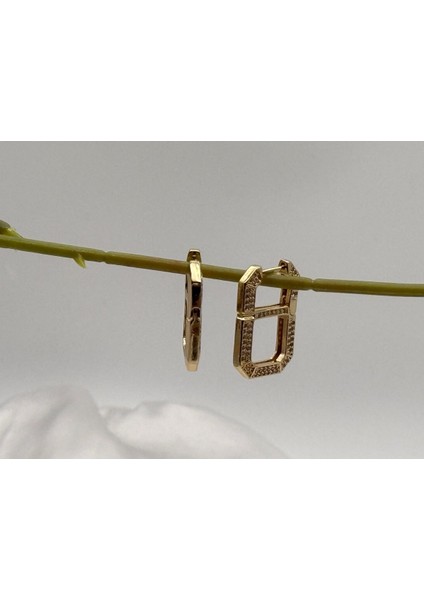 Jevelry Viktorya Model Kadın Gold Renk Küpe fırsatları