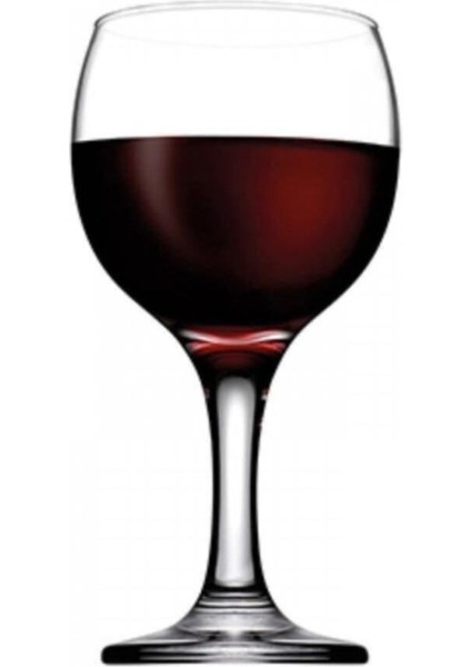 Kırmızı ve Beyaz Şarap Bardağı Seti, 12 Adet, Şık Tasarım, Kaliteli Cam.