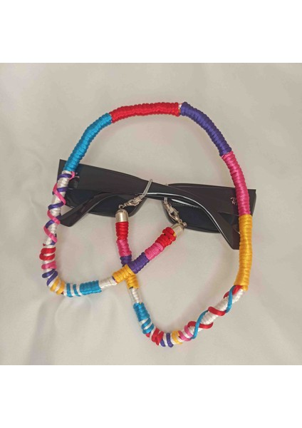 Handmade Rainbow Tasarım Gözlük Ipi