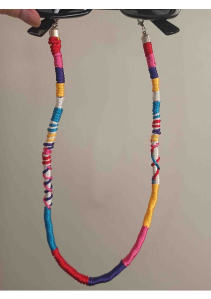 Handmade Rainbow Tasarım Gözlük Ipi