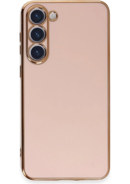 Samsung Galaxy S23 Kılıf Volet Silikon - Pembe Dsdrn