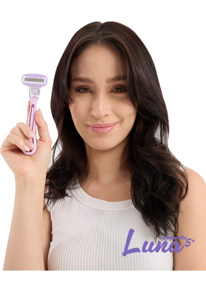 4'lü Paket Luna 5 Bıçaklı Kadın Tıraş Makinesi 2 Yedek Tıraş Bıçağı Başlıklı - Bikini Bölgesi indirimleri
