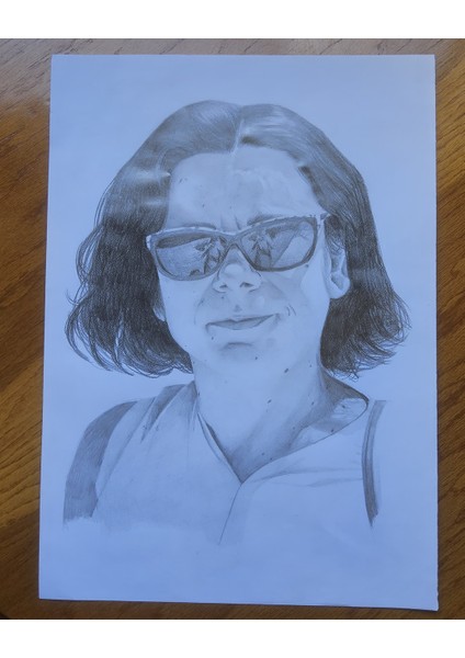 Tek Kişi Karakalem Çizim - Kişiye Özel modelleri