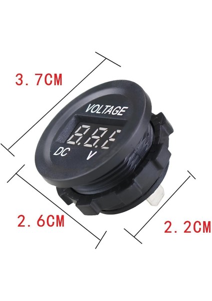 Mini Dijital Voltmetre, 7V-30V, Yeşil Led, Lcd, Güç ve Batarya Izleme Aracı fiyatları