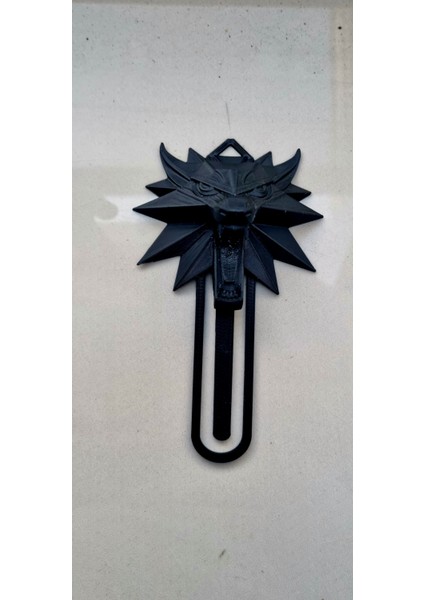 Witcher Kitap Ayracı Büyük ve Sağlam Model