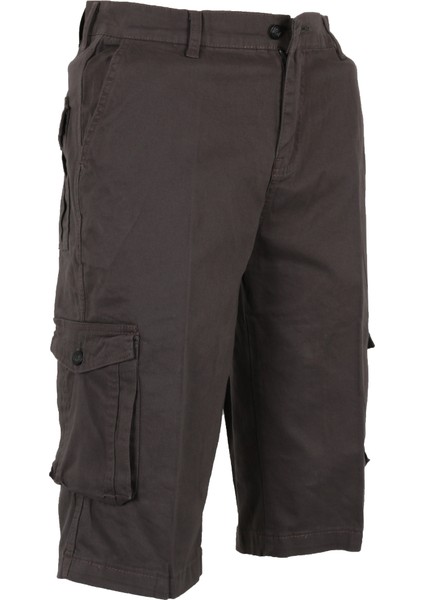 Erkek Keten Kapri Kargo Cep Bermuda Regular RAR01352 indirimleri