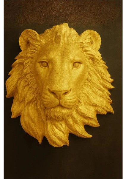 Sanatın Aslanı – Aslan Figürlü Duvar Süsü
