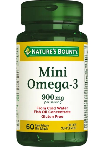 Omega-3 Mini 900 mg 60 Softjel modelleri