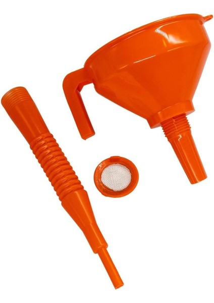 Paslanmaz Çelik Süzgeçli Lastik Huni 1.2l 160MM, Dayanıklı ve Kullanışlı Ürün