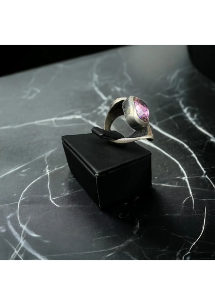 Pembe Topaz Gümüş Yüzük fırsatları
