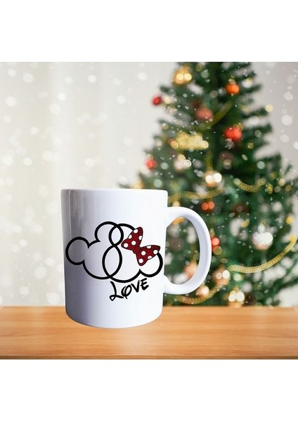 Mickey Mouse - Barista Mickey - Sabah Kahvesi - Disnep Temalı Porselen Kupa fiyatları