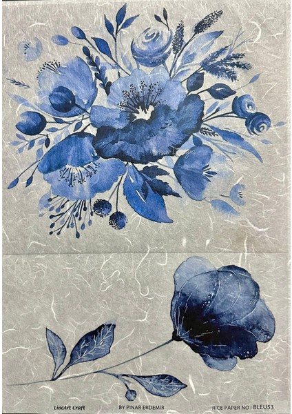Pirinç Dekopaj Kağıdı BLEU53
