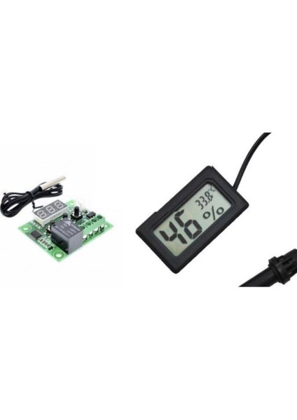 12V Dijital Nem ve Isı Ölçüm Cihazı ile Kuluçka Termostatı fiyatları