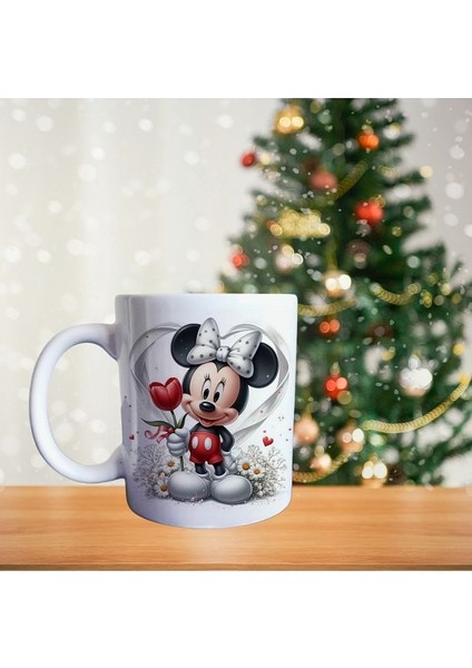 Mickey Mouse Temalı Porselen Kupa