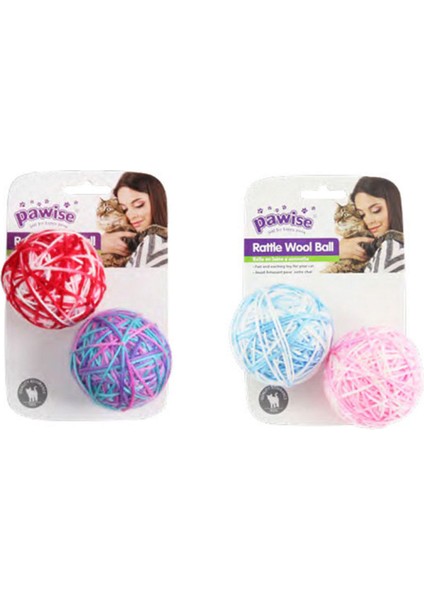 Örgülü Top Kuyruklu Zilli Kedi Oyuncağı Svlrs
