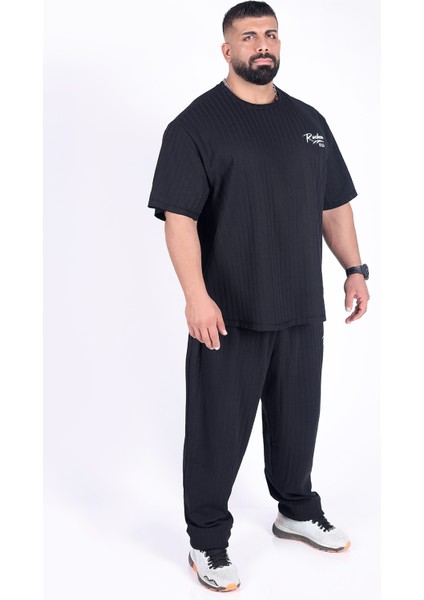 Team Ruchon Bb&fc Erkek Büyük Beden Spor Takım - Fitness & Antrenman - Rahat Oversize Kalıp modelleri