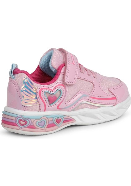 Çocuk Işıklı Cırtlı Günlük Ayakkabı BUCK3046 Berry modelleri
