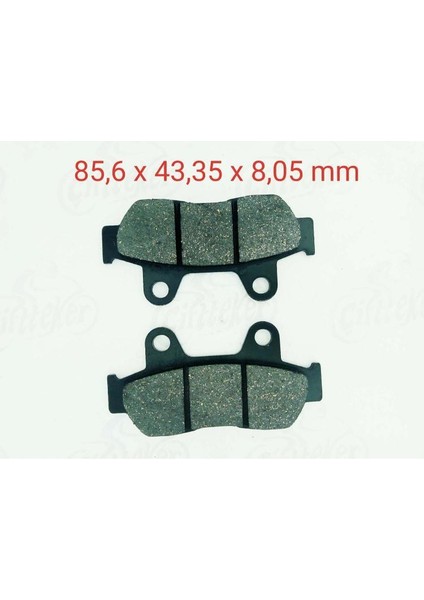 Honda Ön Fren Disk Balatası FA323 Delta Activa S125 - Ps 150İ Dylan 150 Spacy 110 Alpha