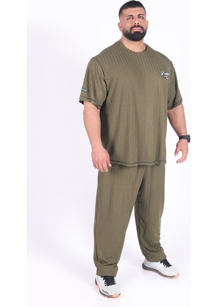 Team Ruchon Bb&fc Erkek Büyük Beden Spor Takım - Fitness & Antrenman - Rahat Oversize Kalıp modelleri