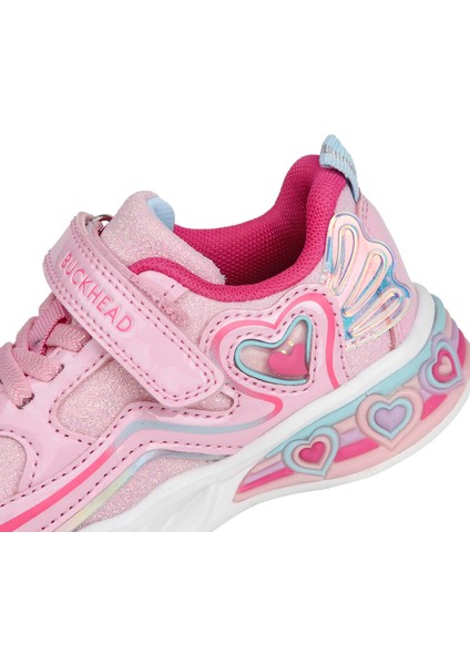 Çocuk Işıklı Cırtlı Günlük Ayakkabı BUCK3046 Berry indirimleri