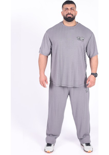 Team Ruchon Bb&fc Erkek Büyük Beden Spor Takım - Fitness & Antrenman - Rahat Oversize Kalıp
