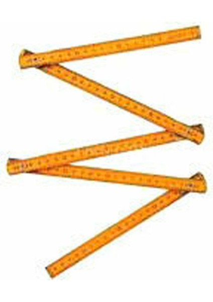 Katlanabilir Ahşap Ölçü Çubuğu 1 Metre, Pratik ve Sağlam Tasarım