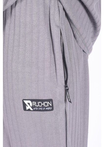 Team Ruchon Usa Erkek Büyük Beden Spor Takım - Fitness & Antrenman - Rahat Oversize Kalıp indirimleri