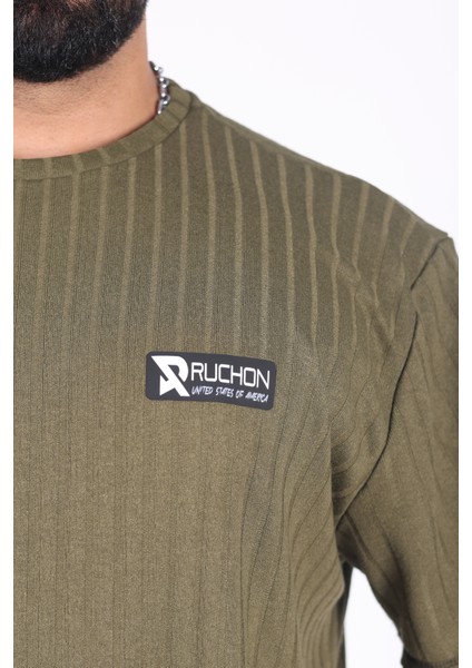Team Ruchon Usa Erkek Büyük Beden Spor Takım - Fitness & Antrenman - Rahat Oversize Kalıp indirimleri