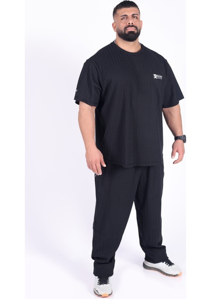 Team Ruchon Usa Erkek Büyük Beden Spor Takım - Fitness & Antrenman - Rahat Oversize Kalıp modelleri
