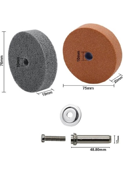 Çok Amaçlı Matkap Bıçak ve Disk Seti, Bileme Taşı ve Adaptörlü 3 Parça indirimleri