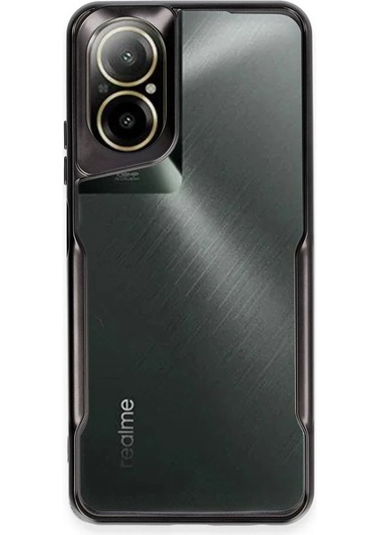 Realme 12 Lite Kılıf Boyi Silikon Kapak - Siyah Svlrs