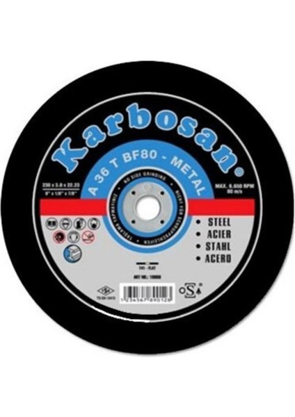 115 Lik Metal Kesme Taşı, Dayanıklı ve Yüksek Performanslı Kesim Aracı