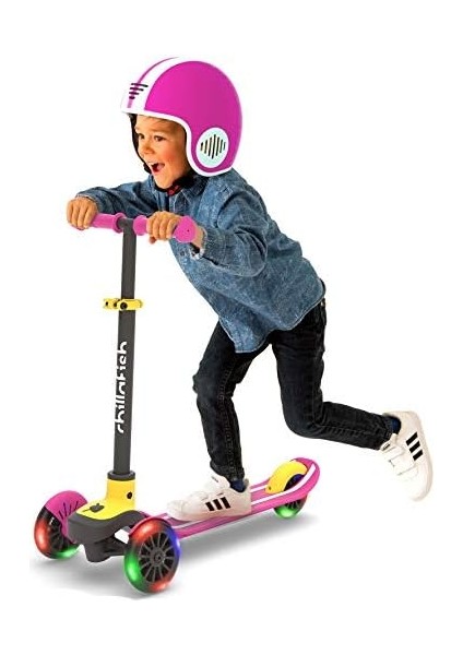 Scotti Glow - 3 Tekerlekli Işıklı Scooter - Pembe modelleri