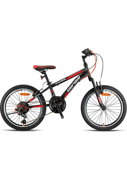 Magnum - 20" - Mtb - 10' - 21 Vites - V.b - Mat Siyah-Kırmızı/gri