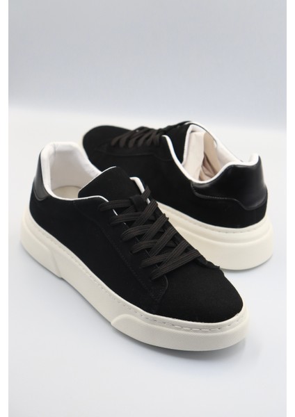 Erkek Sneaker Süet Siyah Ayakkabı fırsatları