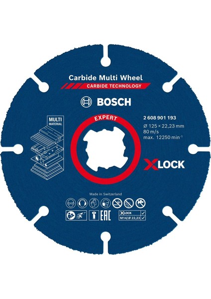 125MM Çok Amaçlı Karbür Kesici Disk, Güçlü ve Dayanıklı Kesim Aracı