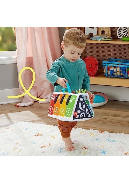 Işıklı ve Müzikli Yumuşak Piyano Fisher-Price Işıklı ve Müzikli Yumuşak Piyano, Yenidoğan, Işıklı ve Müzikli Karın Üstünde Oynama Oyuncağı HND54 fiyatları