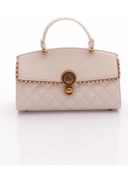 Bej Kadın El Çantası 25YG343 modelleri