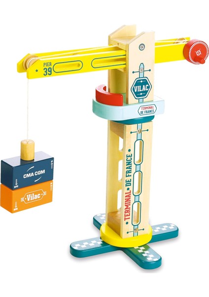 - 2357 - Kran-Docker Dönebilir ve ile