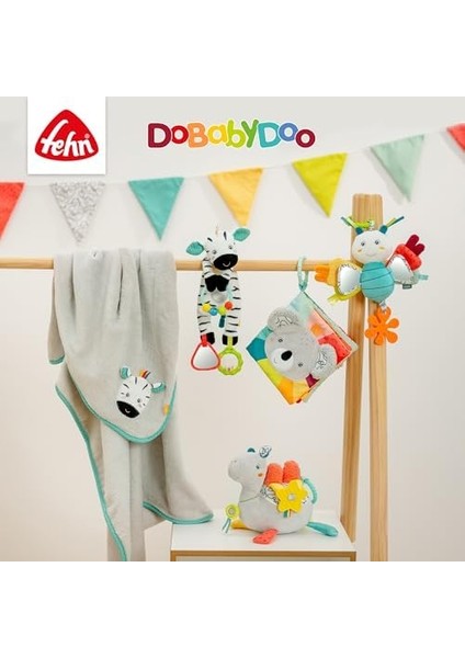 Bean Bag Zebra Oyuncağı - Boncuk Halkalı Motor Beceri Oyuncağı - Kavrama Elemanlarına Sahip Oyuncak - Kavramak ve Dokunmak Için Beşik Oyuncağı - 0+ Aylık Bebekler Için Sevimli Oyuncak