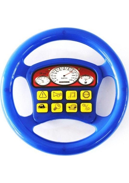 Oyuncak Poşet Pilli Direksiyon Araba Direksiyonu Mavi