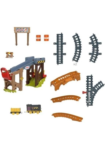 & Friends Fisher-Price Thomas ve Arkadaşları™ Diesel'in Inşaat Seti Thomas ve Arkadaşları Diesel'in Inşaat Seti Motorlu Oyuncak Tren, Ray ve Yükler JBW20 modelleri