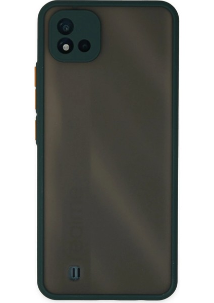 Realme C11 2021 Kılıf Montreal Silikon Kapak - Yeşil Svlrs