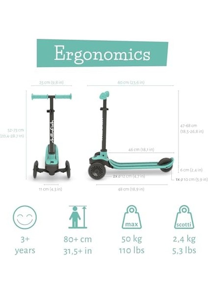 Scotti - 3 Tekerlekli Scooter - Mint fiyatları