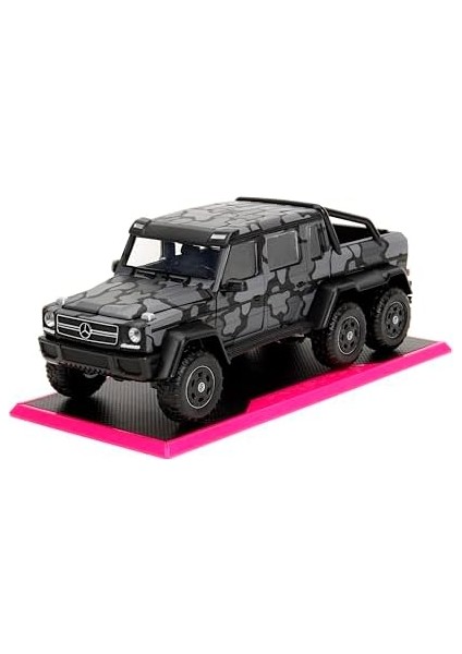 Pembe Fişler 1:24 W6 Mercedes Benz Amg G63 Döküm Araba, Çocuklar ve Yetişkinler Için Oyuncaklar (Gri Kamuflaj) modelleri