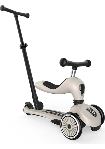 & Ride Highwaykick 1 Push And Go Kickboard Oturaklı Çocuk Scooter'ı, 2'si 1 Arada Direksiyonlu Denge Bisikleti, 1 2 Yaşından Itibaren, Yüksekliği Ayarlanabilir, Aletsiz