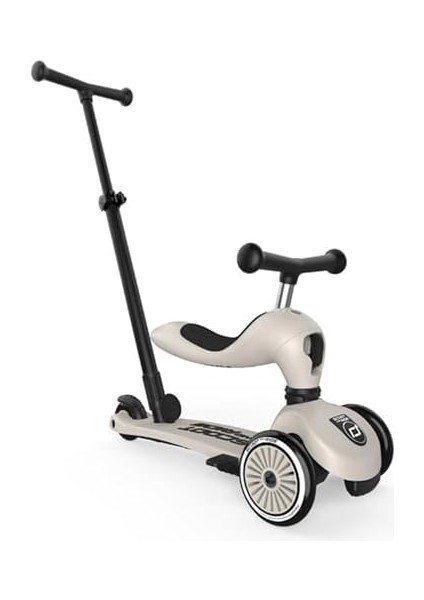 & Ride Highwaykick 1 Push And Go Kickboard Oturaklı Çocuk Scooter'ı, 2'si 1 Arada Direksiyonlu Denge Bisikleti, 1 2 Yaşından Itibaren, Yüksekliği Ayarlanabilir, Aletsiz modelleri